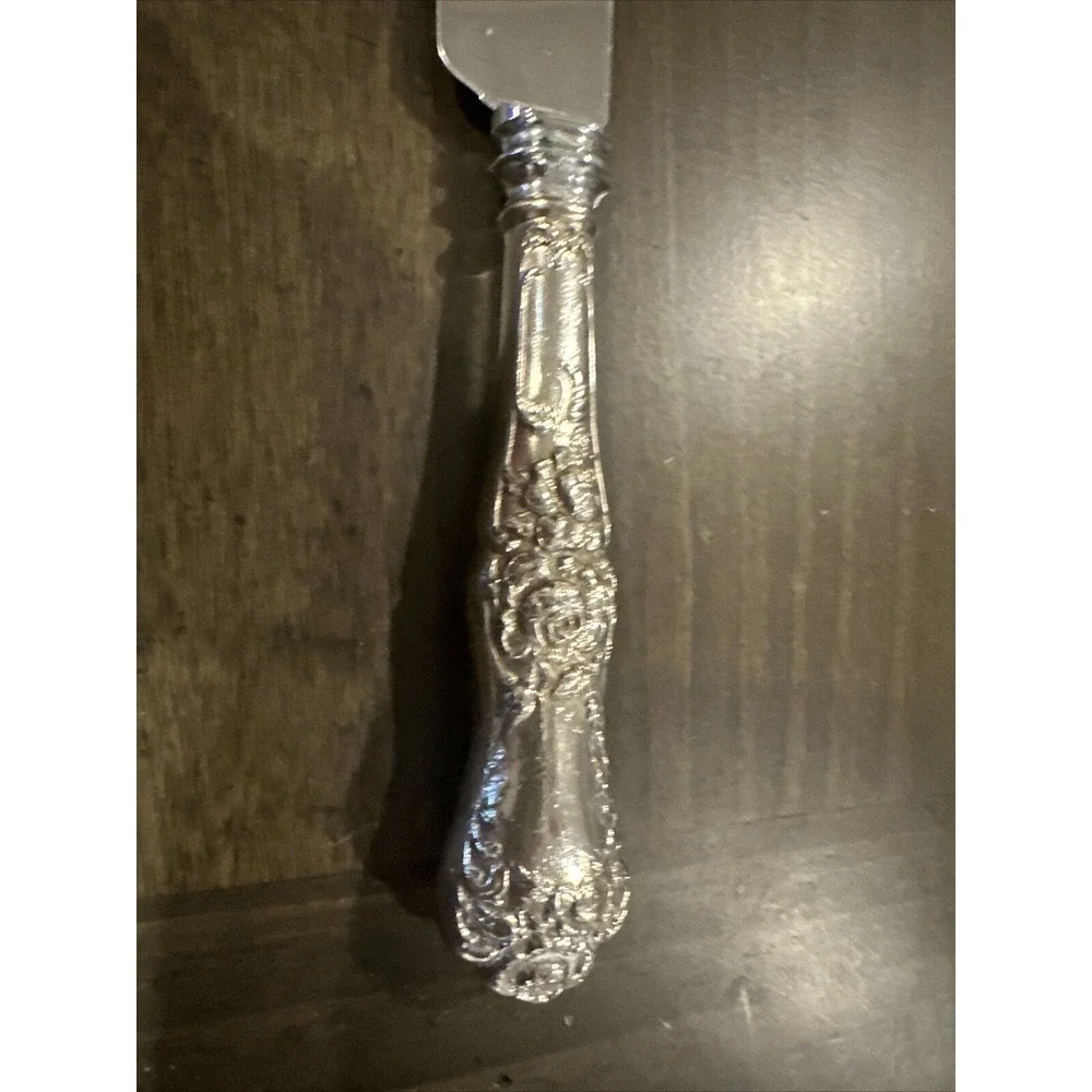 Blade Sterling Silver Made in England Stainless Steel‎ Serrated Bread Knife